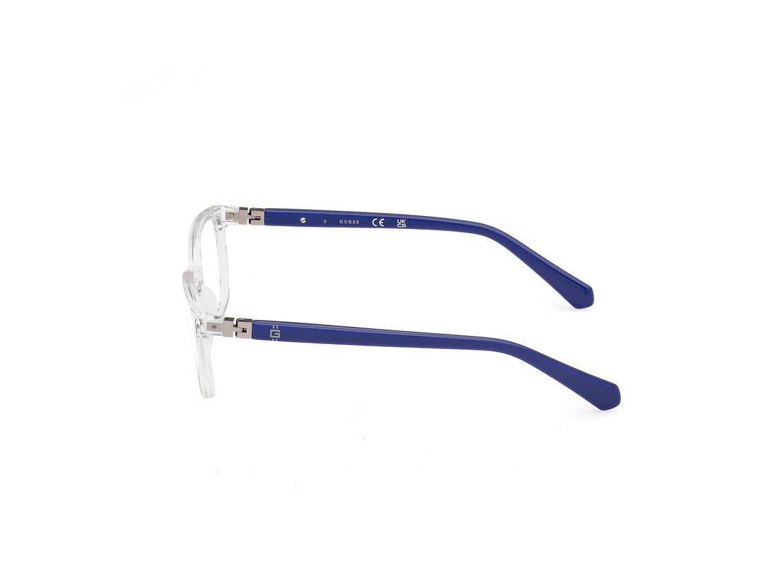 Óculos graduados guess gu50144 027 transparente rectangular masculino tamanho 47mm - Vista de detalhe