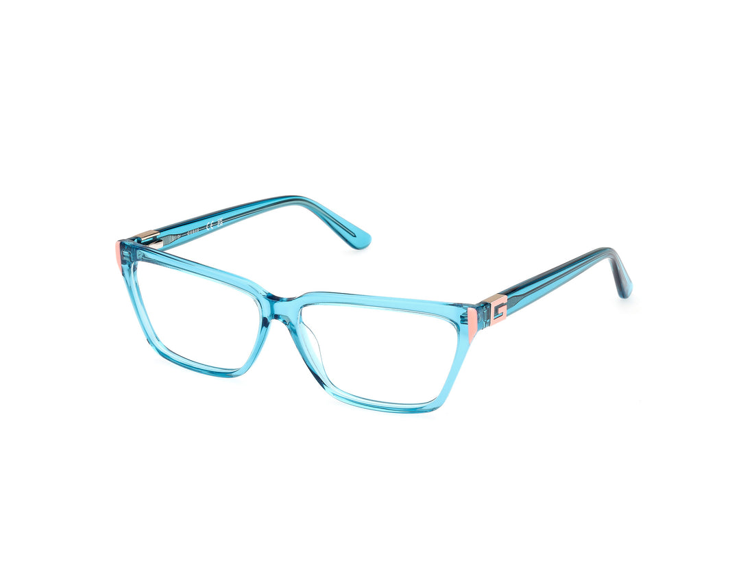 Occhiali da vista guess gu50145 087 azul rectangular femenino taglia 56mm - Vista principale