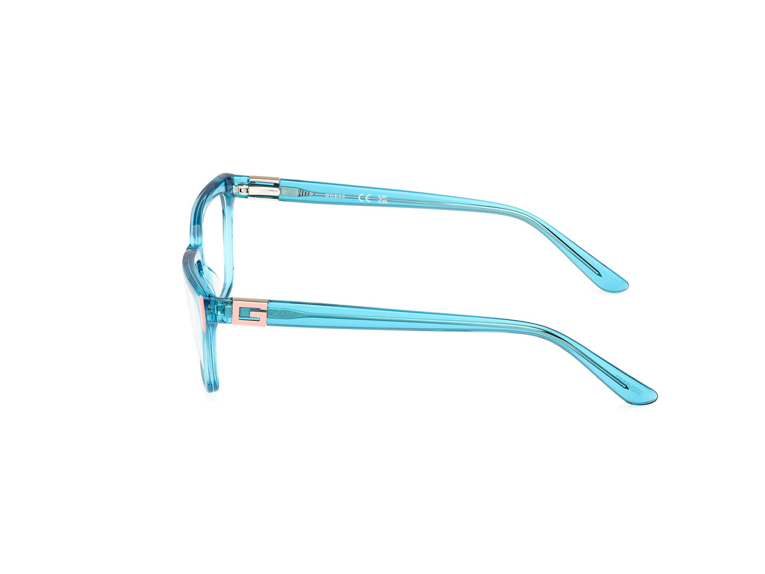 Occhiali da vista guess gu50145 087 azul rectangular femenino taglia 56mm - Vista dettagliata
