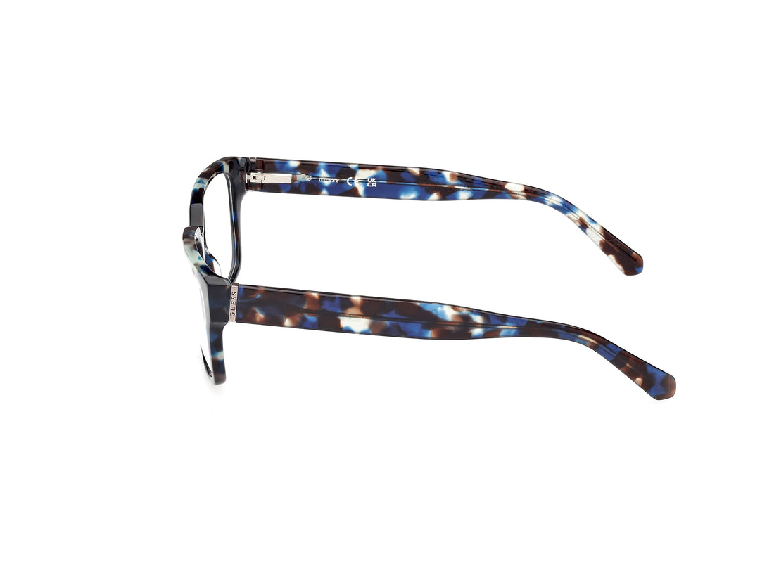 Occhiali da vista guess gu50150 092 azul rectangular masculino taglia 55mm - Vista dettagliata