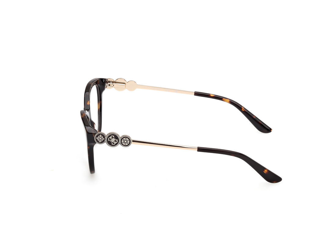 Occhiali da vista guess gu50230 052 havana cat eye femenino taglia 55mm - Vista dettagliata