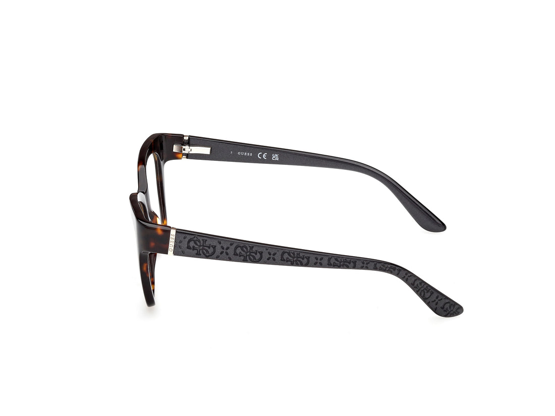 Occhiali da vista guess gu50233 052 havana square femenino taglia 53mm - Vista dettagliata