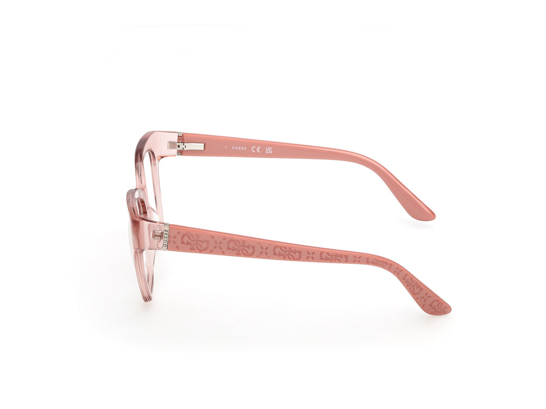 Occhiali da vista guess gu50233 072 rosa square femenino taglia 53mm - Vista dettagliata