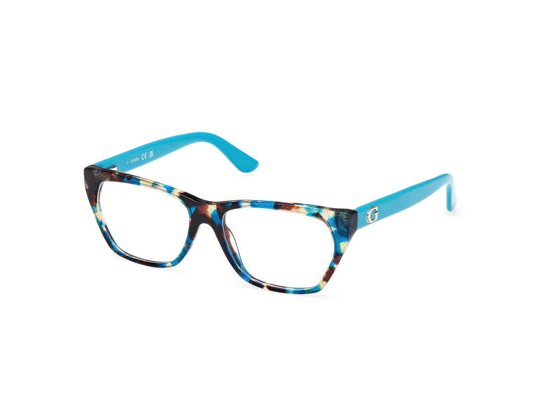 Occhiali da vista guess gu50234 087 azul geometric femenino taglia 54mm - Vista principale