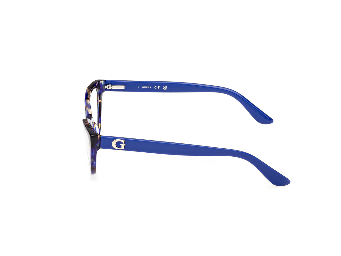 Occhiali da vista guess gu50236 092 azul cat eye femenino taglia 54mm - Vista dettagliata