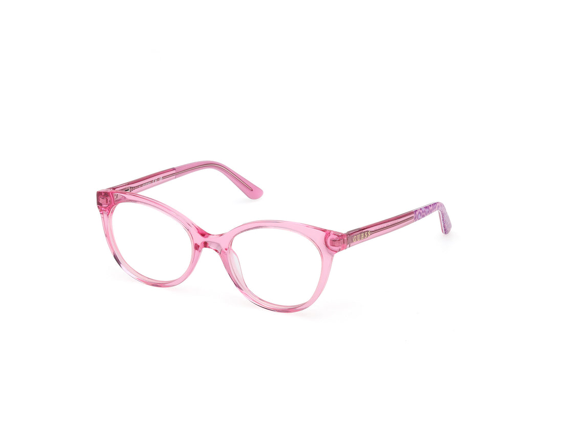 Brillen guess gu50267 075 rosa round femenino größe 46mm - Hauptansicht
