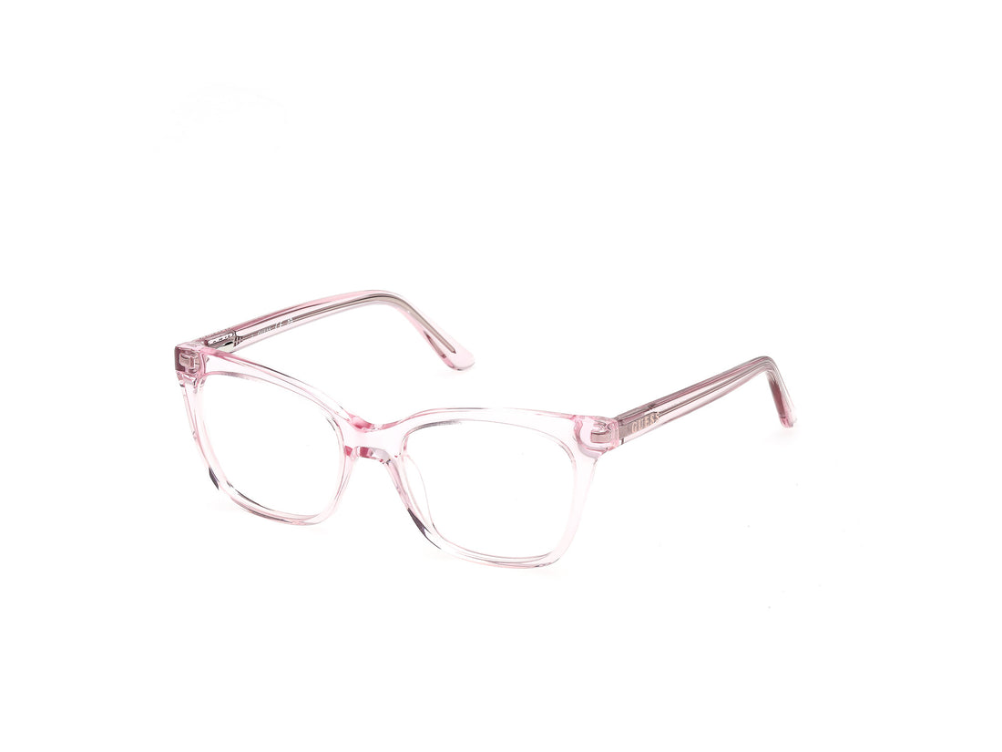 Óculos graduados guess gu50268 072 rosa square femenino tamanho 47mm - Vista principal