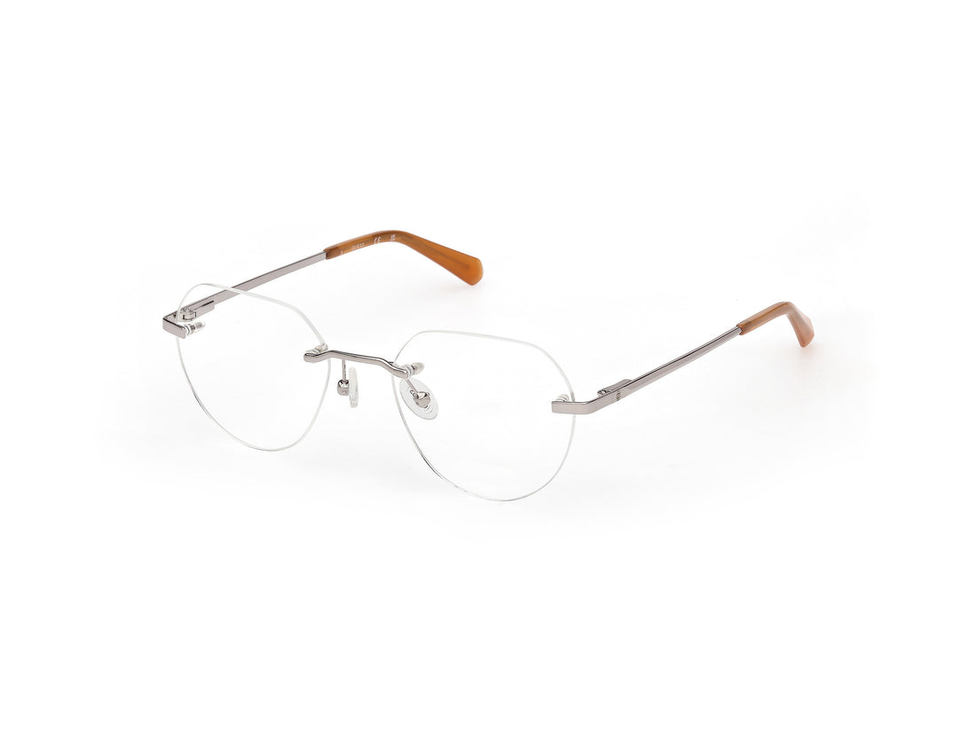 Brillen guess gu50279 008 plateado round masculino größe 50mm - Hauptansicht