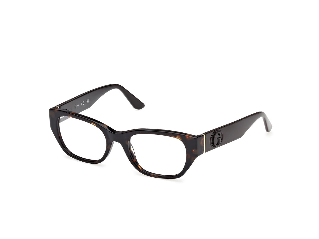 Prescription glasses guess gu50304 052 havana rectangular femenino size 52mm - Main view