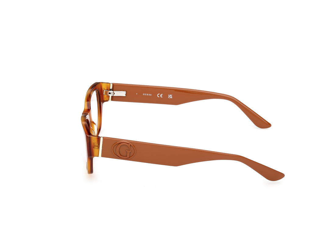 Brillen guess gu50304 053 havana rectangular femenino größe 50mm - Detailansicht