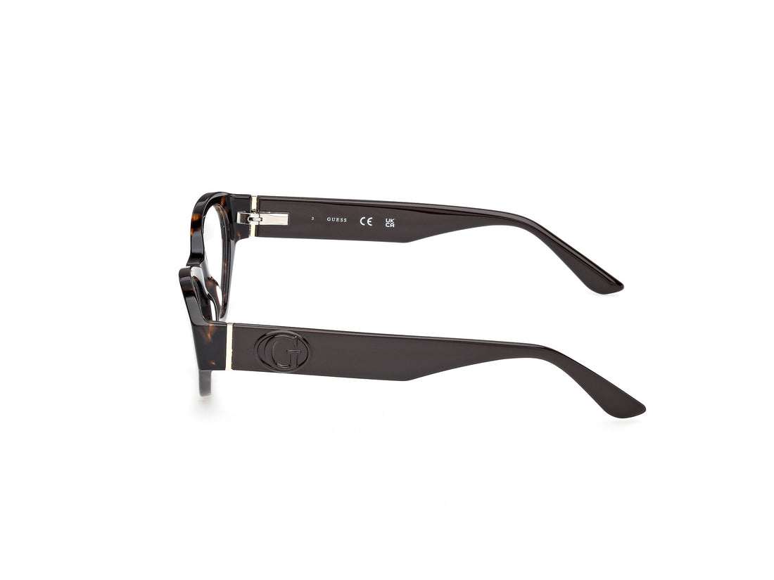 Occhiali da vista guess gu50305 052 havana cat eye femenino taglia 52mm - Vista dettagliata