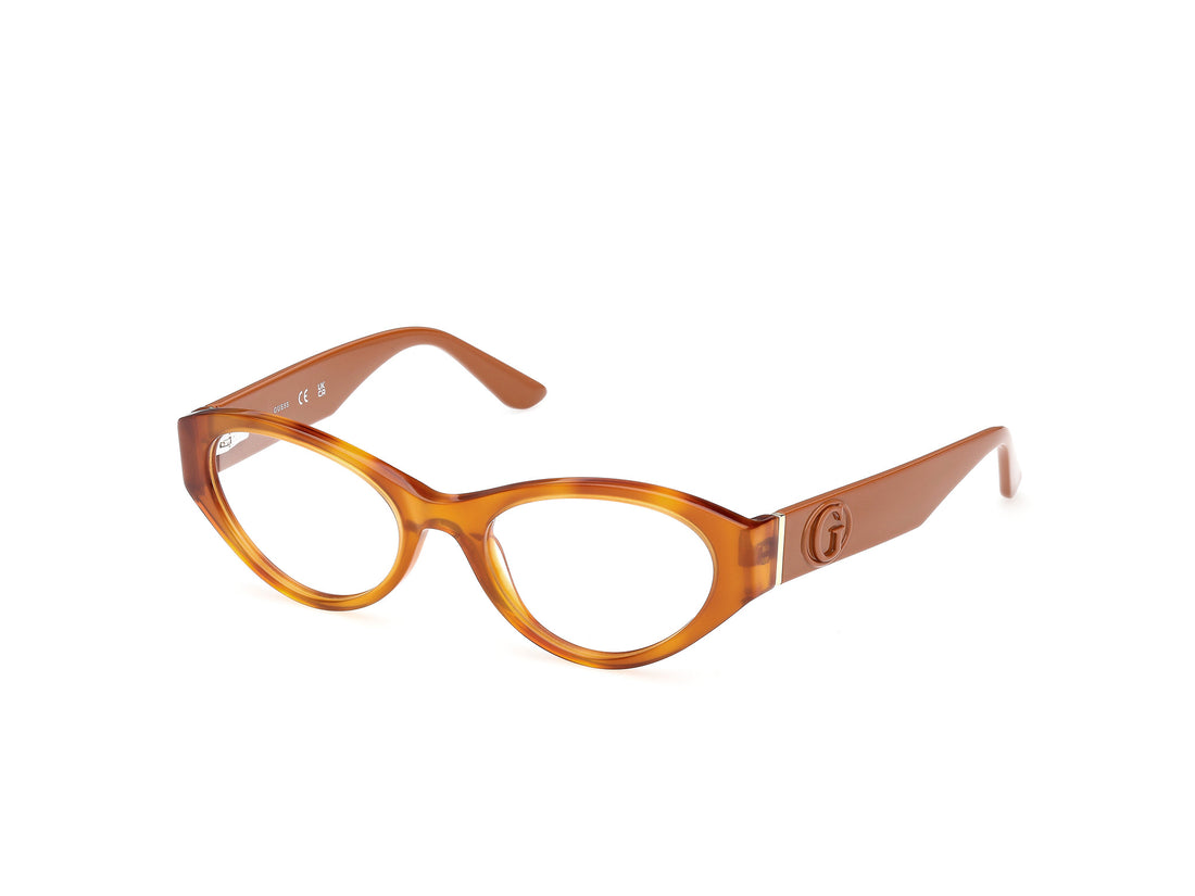Brillen guess gu50305 053 havana cat eye femenino größe 52mm - Hauptansicht