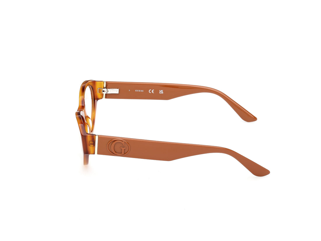 Brillen guess gu50305 053 havana cat eye femenino größe 52mm - Detailansicht