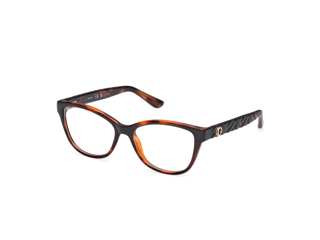 Brillen guess gu50307 052 havana rectangular femenino maat 50mm - Hoofdaanzicht