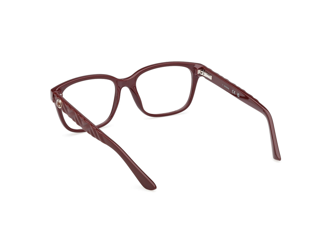Brillen guess gu50308 069 burdeos rectangular femenino größe 53mm - Detailansicht