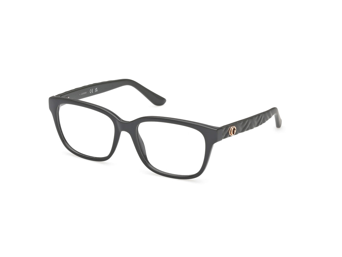 Prescription glasses guess gu50308 096 verde rectangular femenino size 53mm - Main view