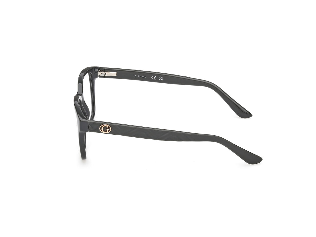 Prescription glasses guess gu50308 096 verde rectangular femenino size 55mm - Detailed view