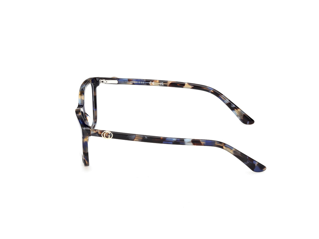 Prescription glasses guess gu50310 092 azul rectangular femenino size 52mm - Detailed view