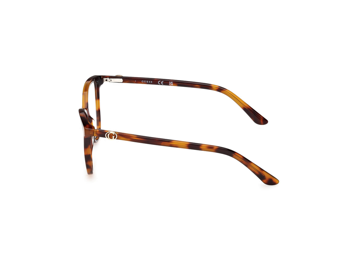 Occhiali da vista guess gu50311 056 havana cat eye femenino taglia 53mm - Vista dettagliata