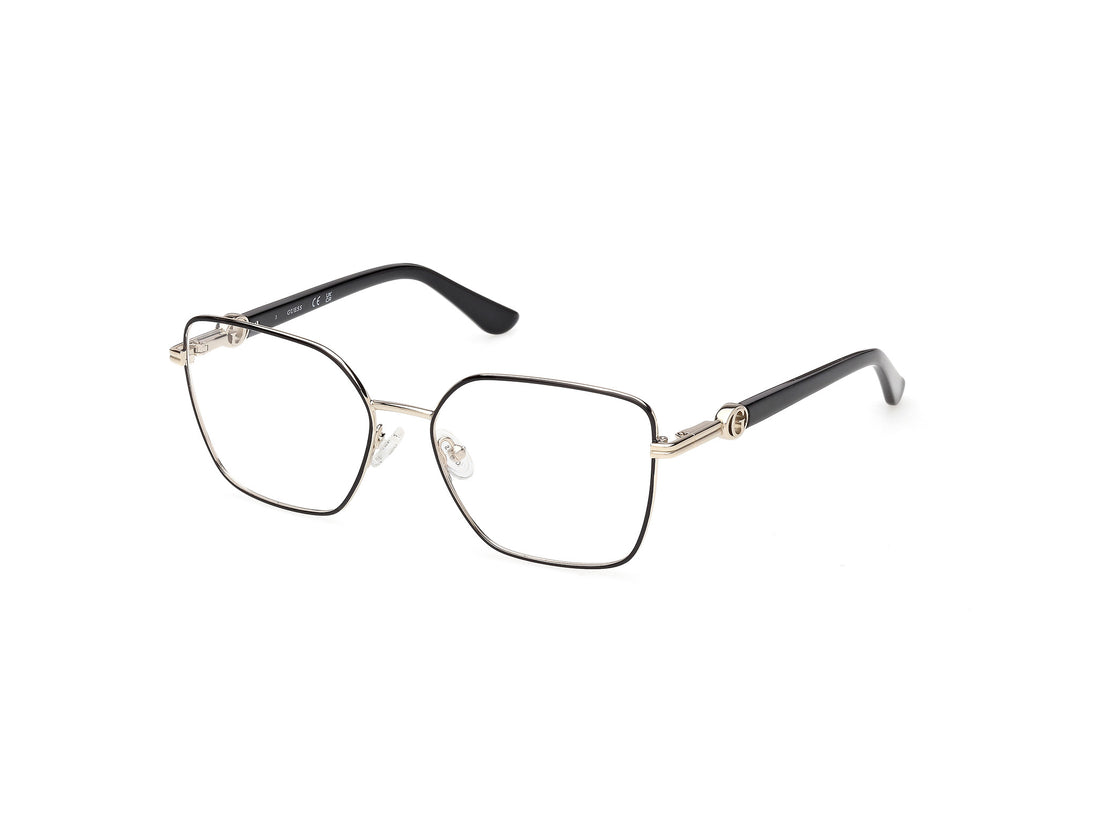 Brillen guess gu50313 001 negro square femenino maat 53mm - Hoofdaanzicht