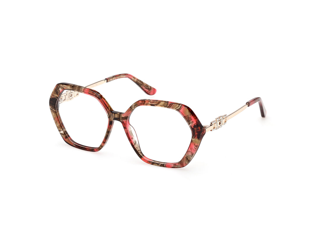 Brillen guess gu50317 071 burdeos geometric femenino größe 54mm - Hauptansicht