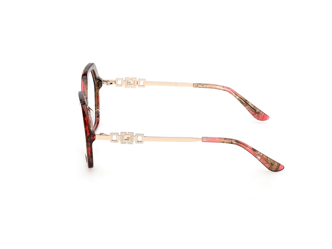 Brillen guess gu50317 071 burdeos geometric femenino größe 54mm - Detailansicht