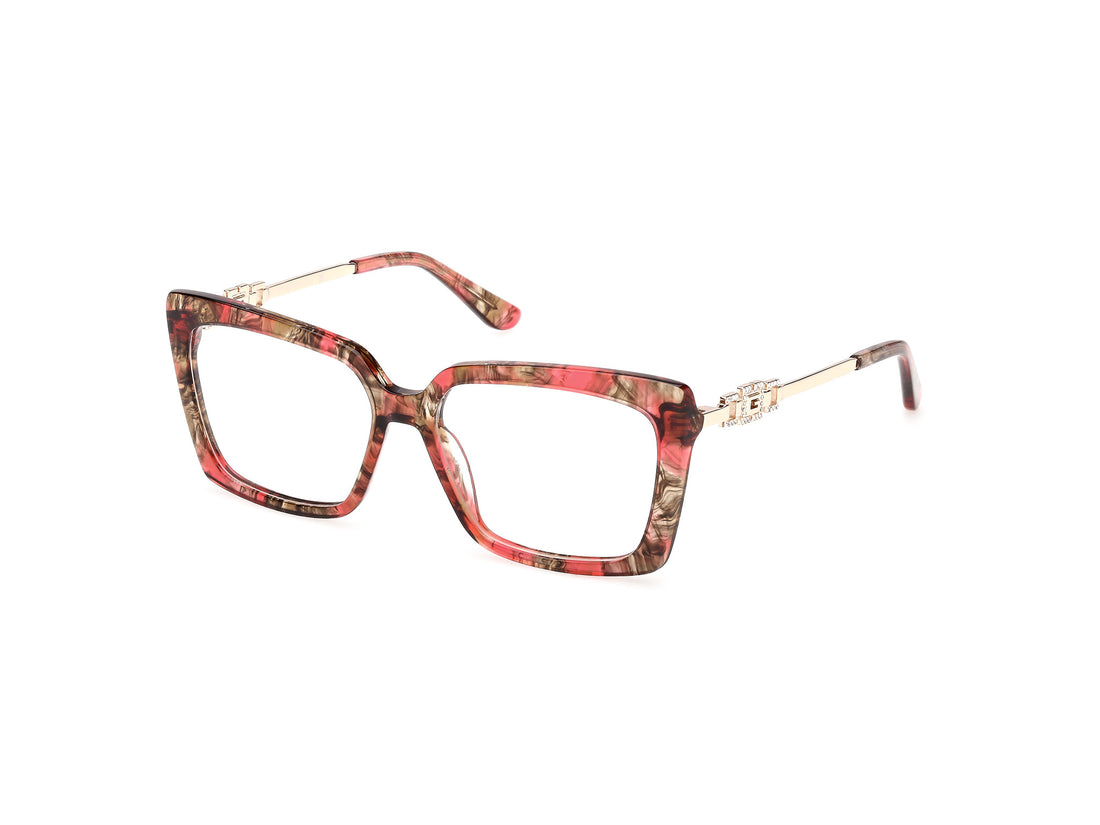 Brillen guess gu50318 071 burdeos rectangular femenino größe 54mm - Hauptansicht