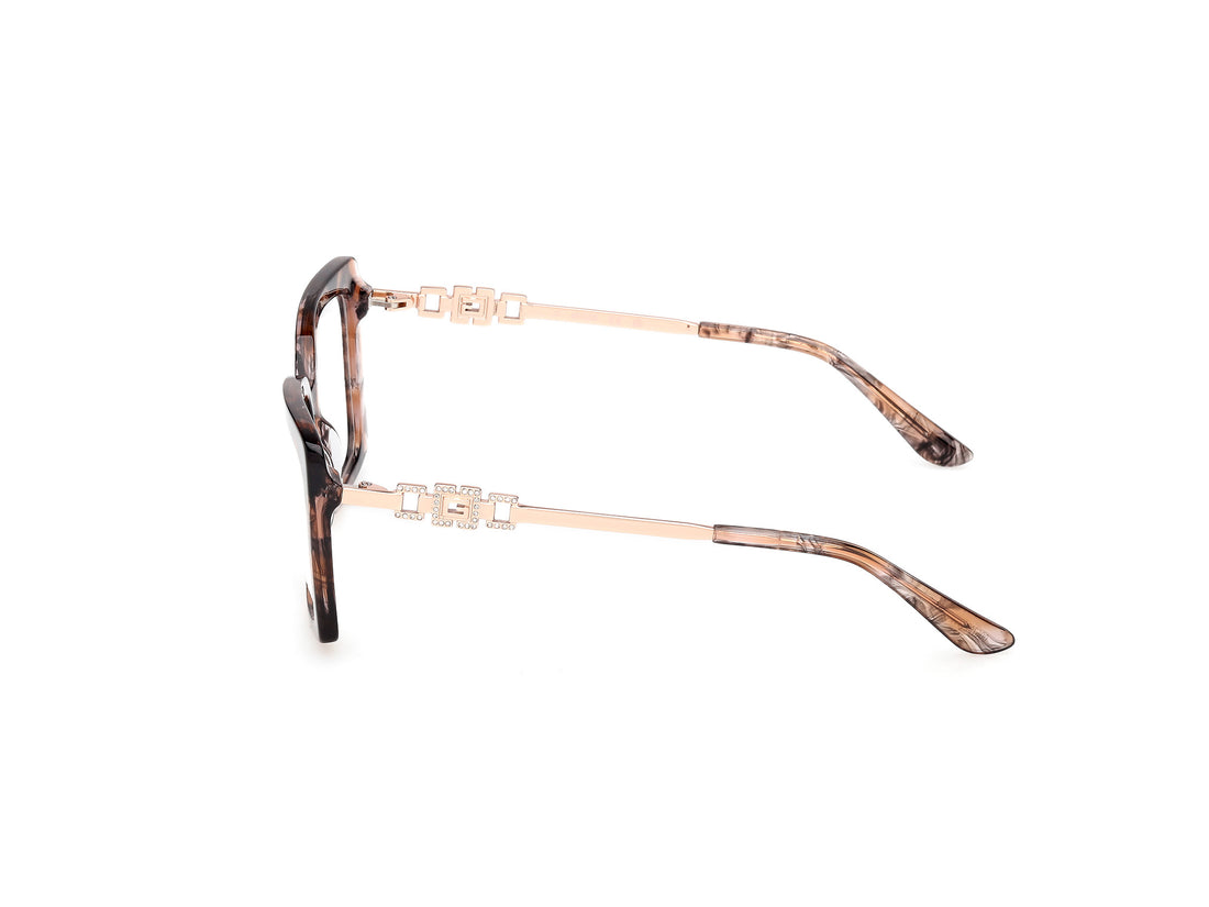 Prescription glasses guess gu50318 074 rosa rectangular femenino size 54mm - Detailed view