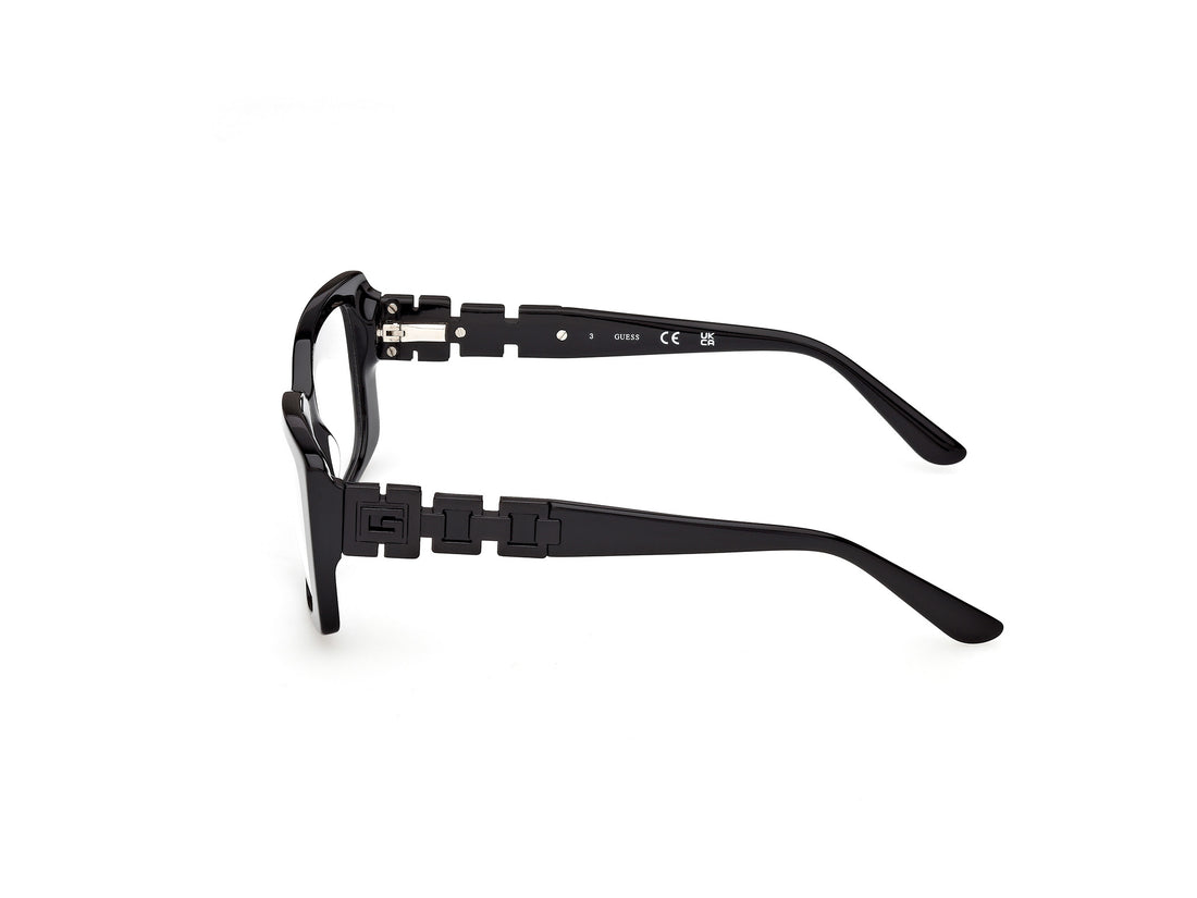 Brillen guess gu50322 001 negro rectangular femenino größe 51mm - Detailansicht