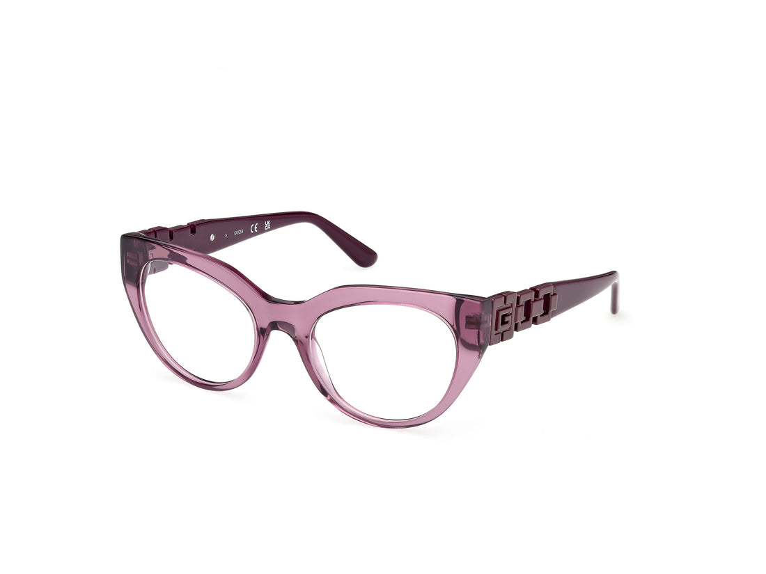 Brillen guess gu50323 081 violeta cat eye femenino größe 51mm - Hauptansicht