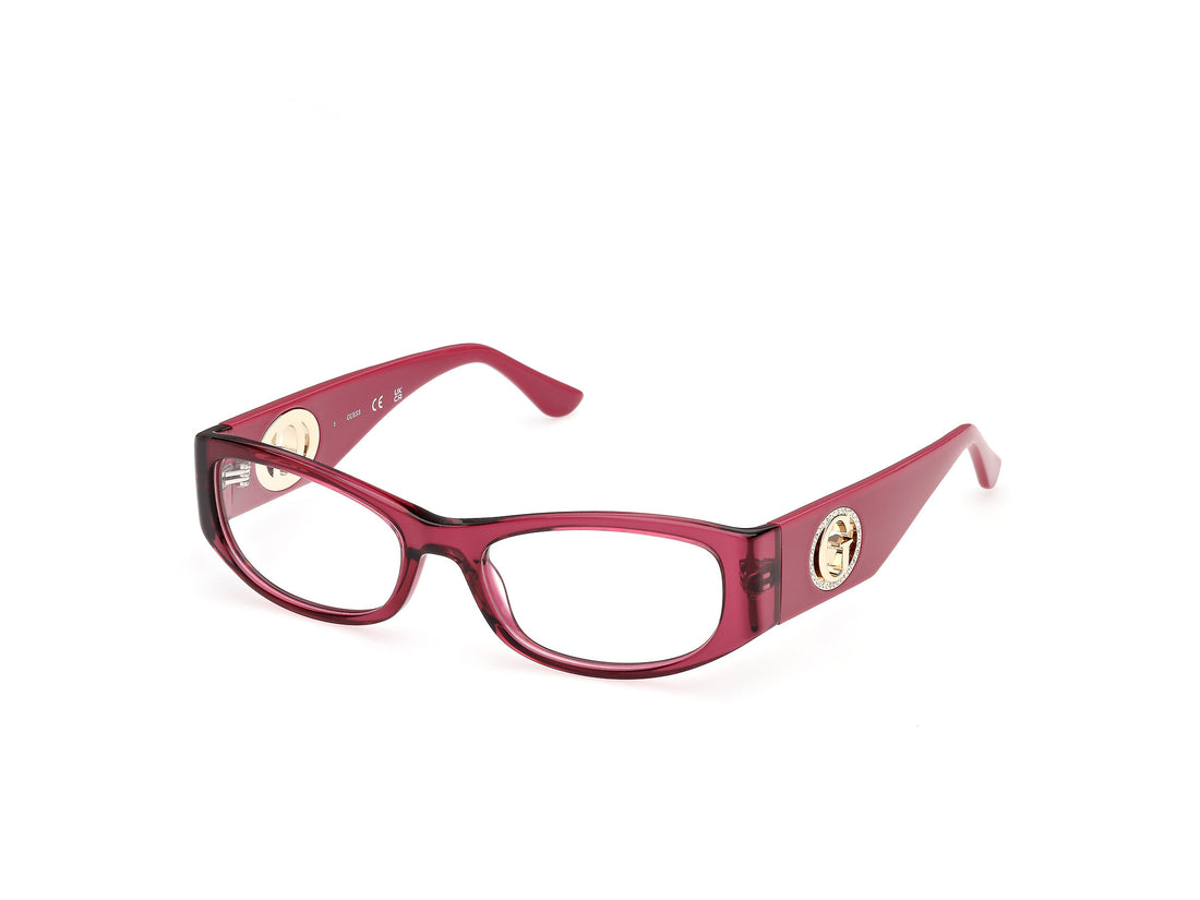 Óculos graduados guess gu50352 069 burdeos oval femenino tamanho 53mm - Vista principal
