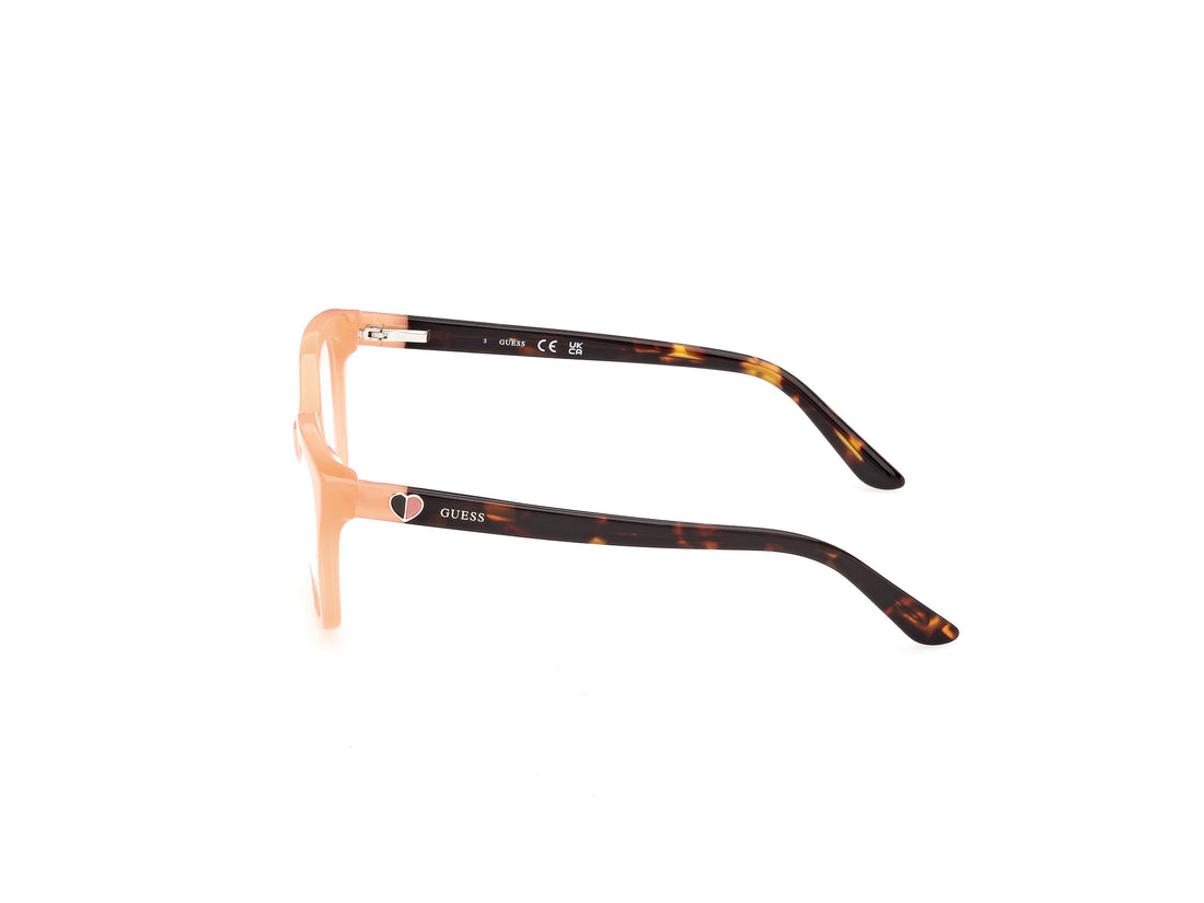 Brillen guess gu50397 044 naranja square femenino größe 45mm - Detailansicht