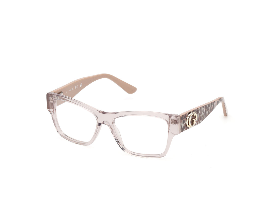 Brillen guess gu50446 057 beige rectangular femenino größe 54mm - Hauptansicht