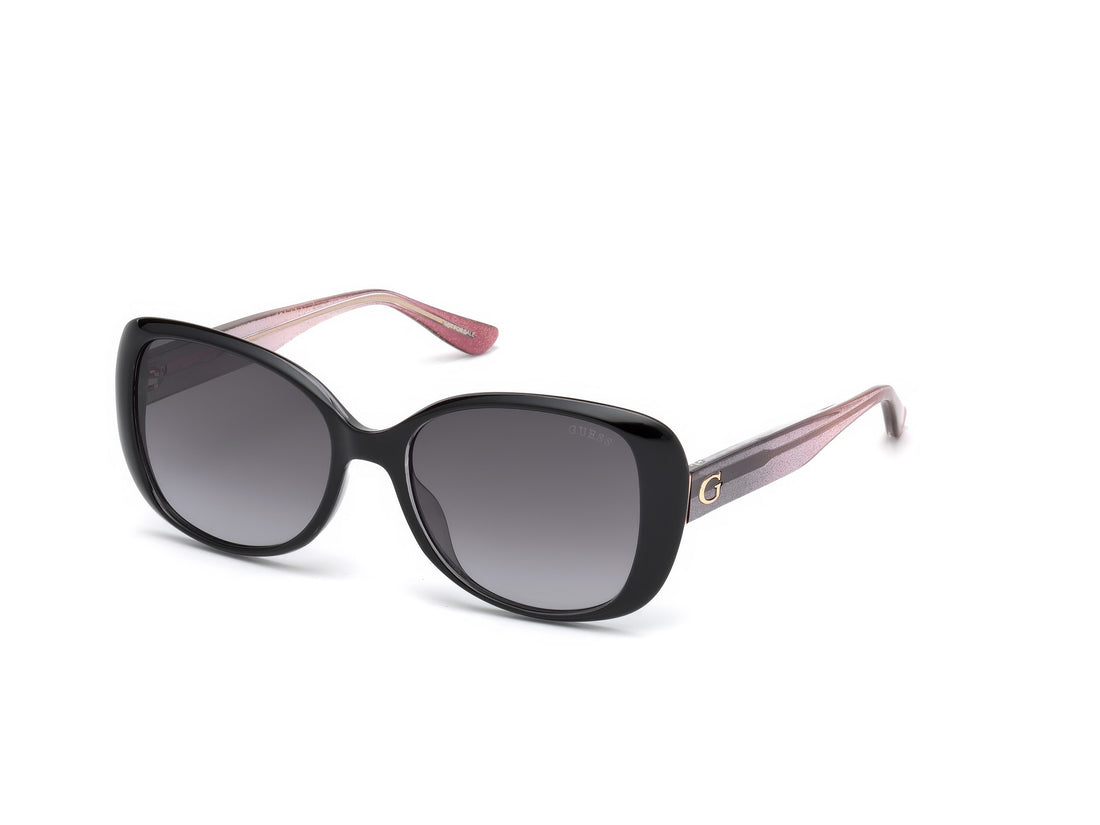Solglasögon guess gu7554 01b rectangular unisex storlek 54mm - Huvudvy