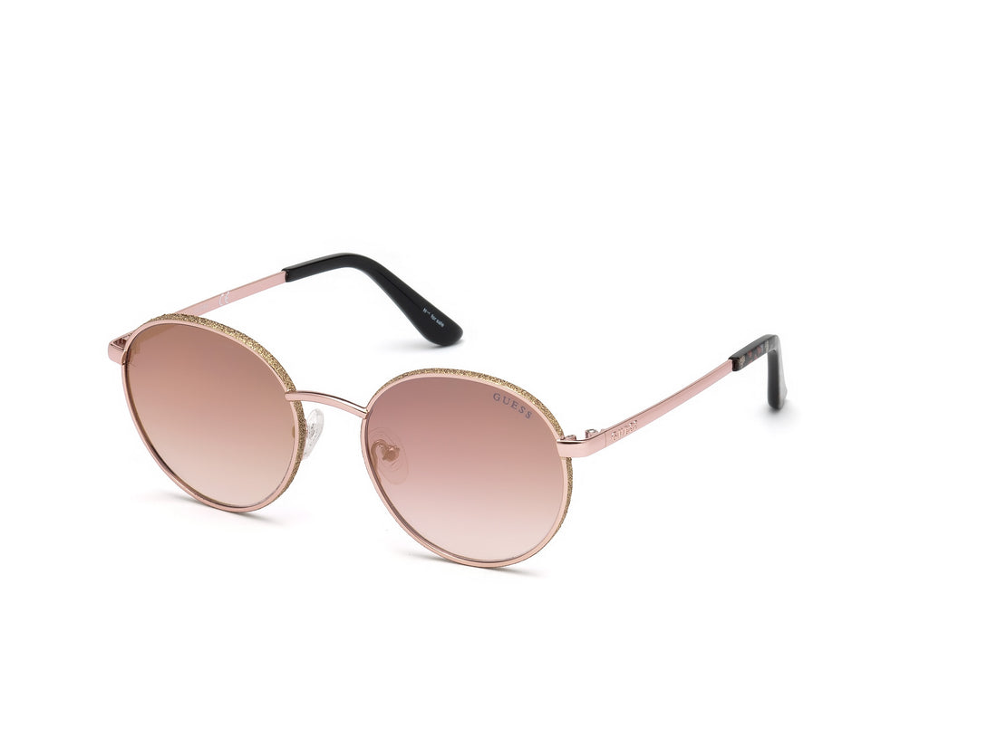 Solglasögon guess gu7556 28u round unisex storlek 51mm - Huvudvy