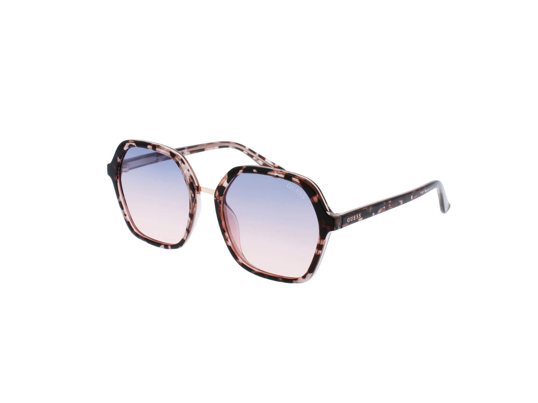 Solglasögon guess gu7557 20w geometric unisex storlek 54mm - Huvudvy