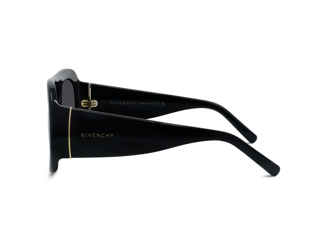 Sunglasses givenchy bold gv40128i 01a black round femenino size 53mm - Detailed view