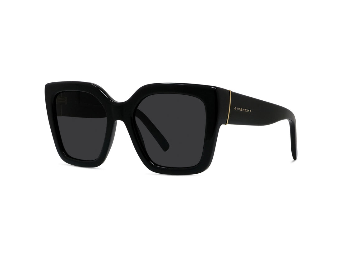 Sunglasses givenchy bold gv40139i 01a black square femenino size 53mm - Main view