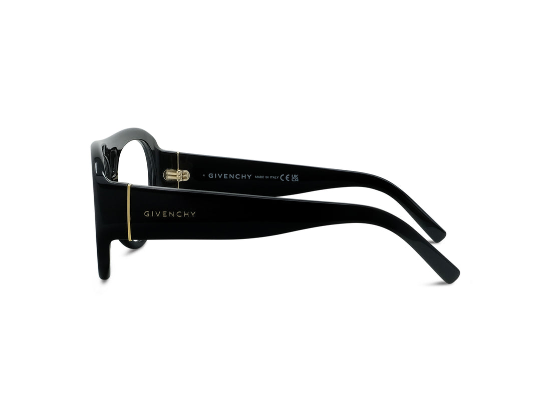 Occhiali da vista givenchy bold gv50100i 001 black pilot femenino taglia 55mm - Vista dettagliata