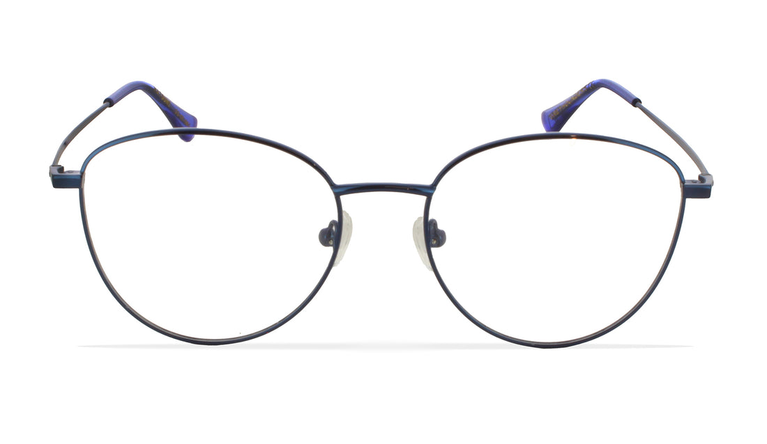 Occhiali da vista greyhounders hatsune blue azul round femenino taglia 53mm - Vista dettagliata