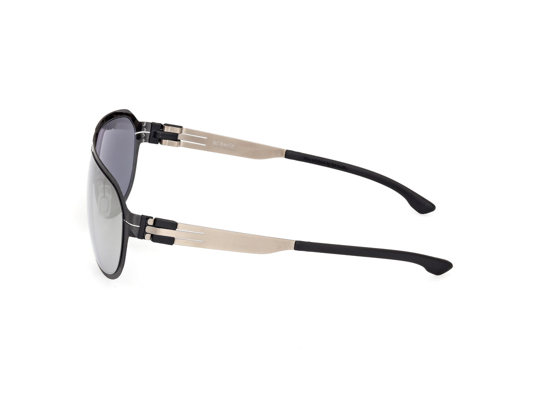 Óculos de sol ic! berlin ic0008 flx_s04 02a negro pilot unisex tamanho 61mm - Vista de detalhe