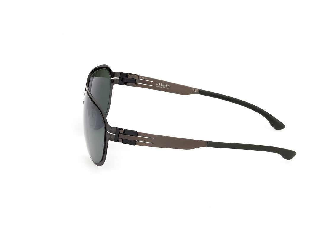 Óculos de sol ic! berlin ic0008 flx_s04 02r negro pilot unisex tamanho 61mm - Vista de detalhe