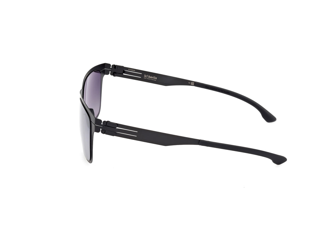 Gafas de sol ic! berlin ic0018 tanner 02b negro rectangular unisex talla 57mm - Vista de detalle