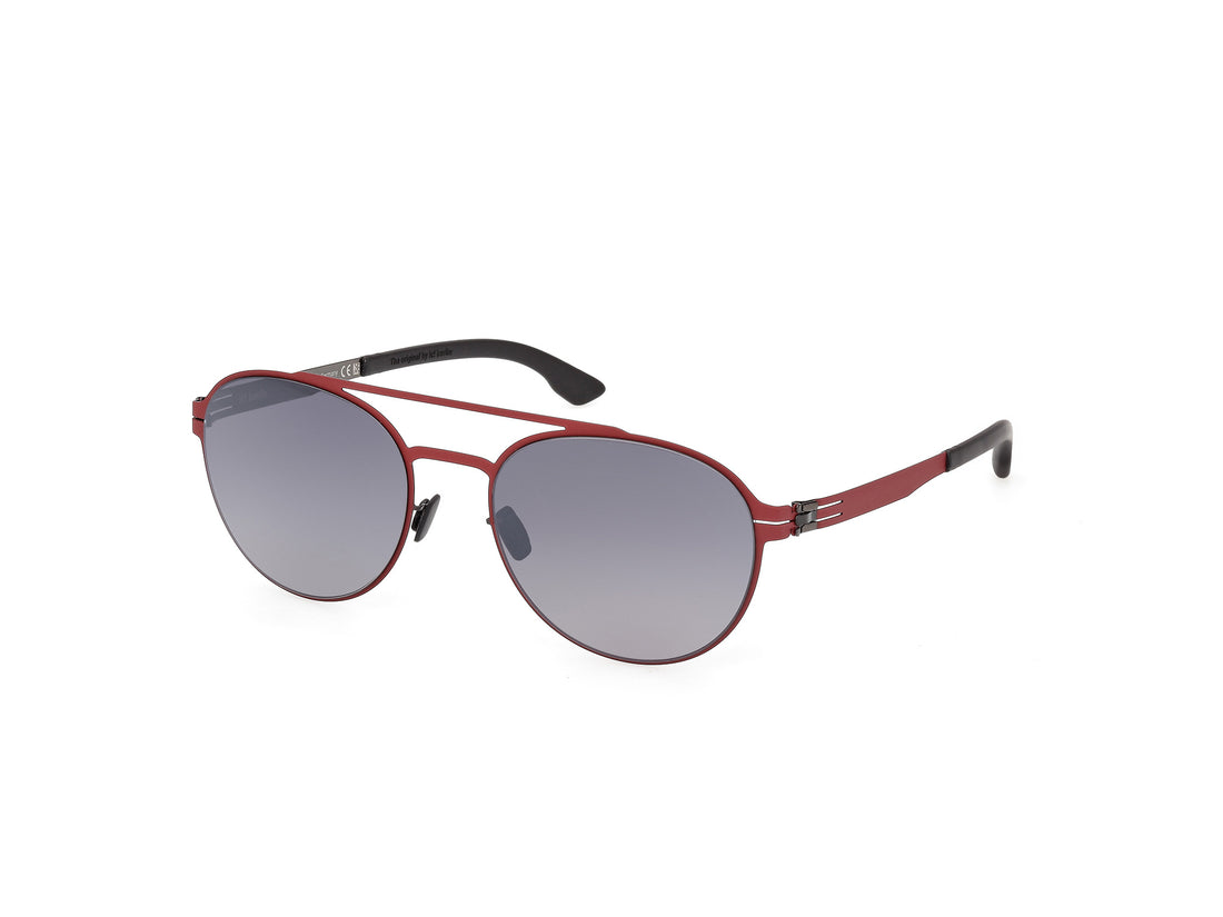 Óculos de sol ic! berlin ic0212 loris 68b rojo oval unisex tamanho 55mm - Vista principal