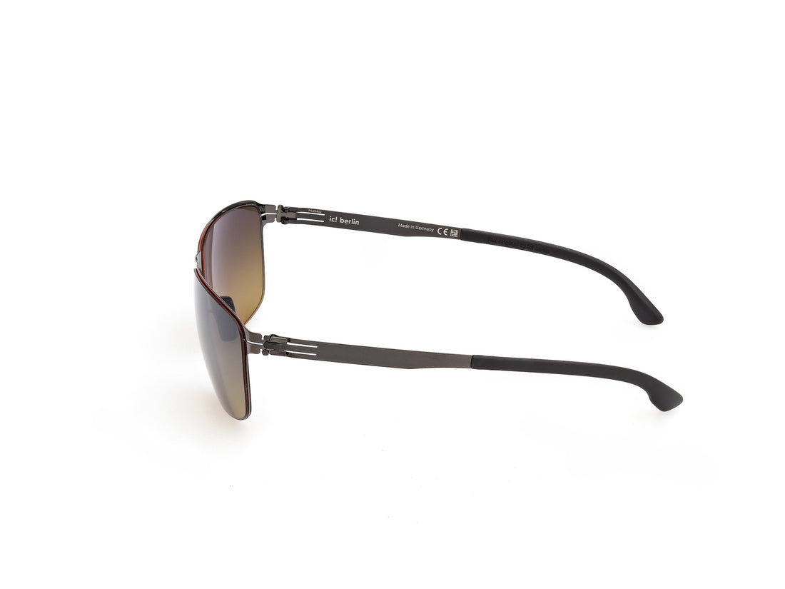 Gafas de sol ic! berlin ic0213 08r plateado rectangular masculino talla 61mm - Vista de detalle
