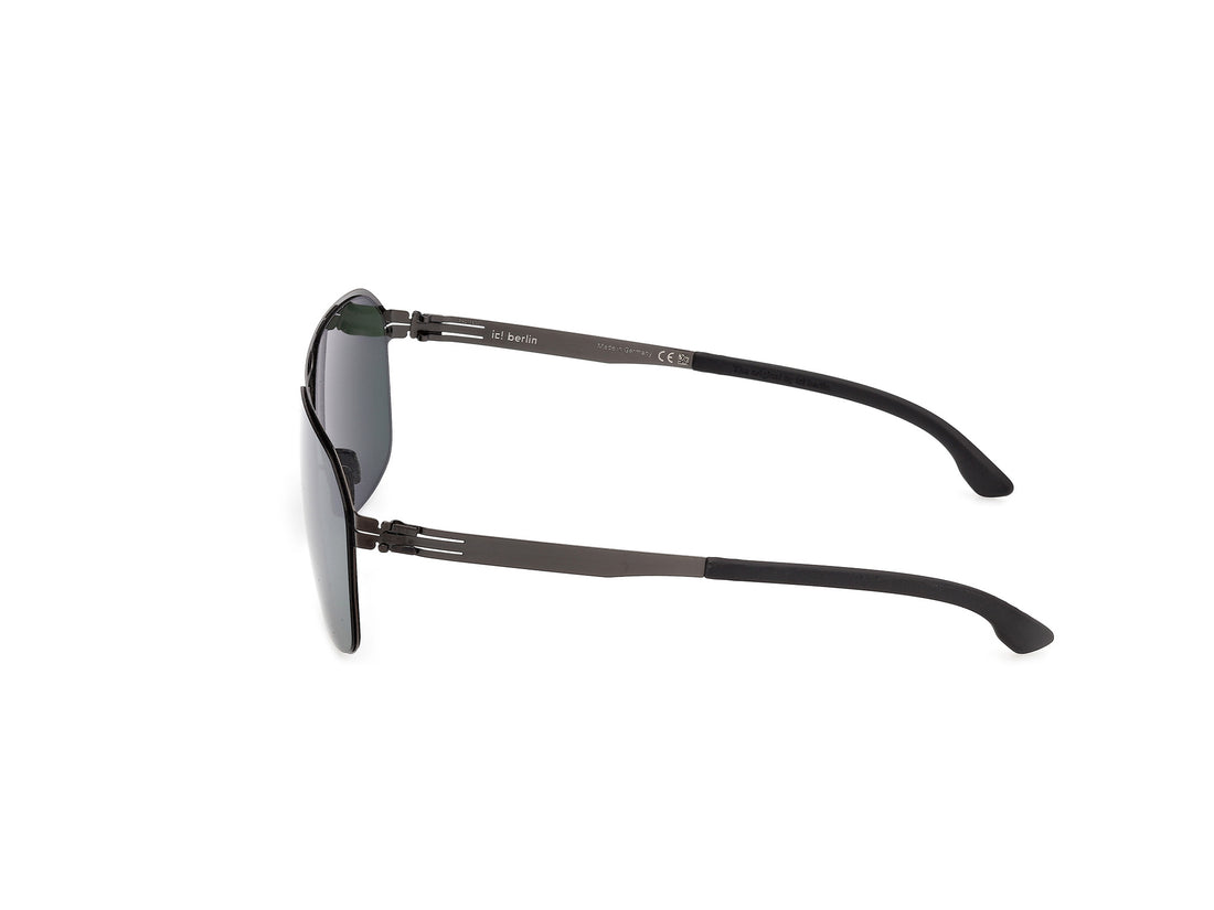 Gafas de sol ic! berlin ic0214 08r plateado oval masculino talla 62mm - Vista de detalle