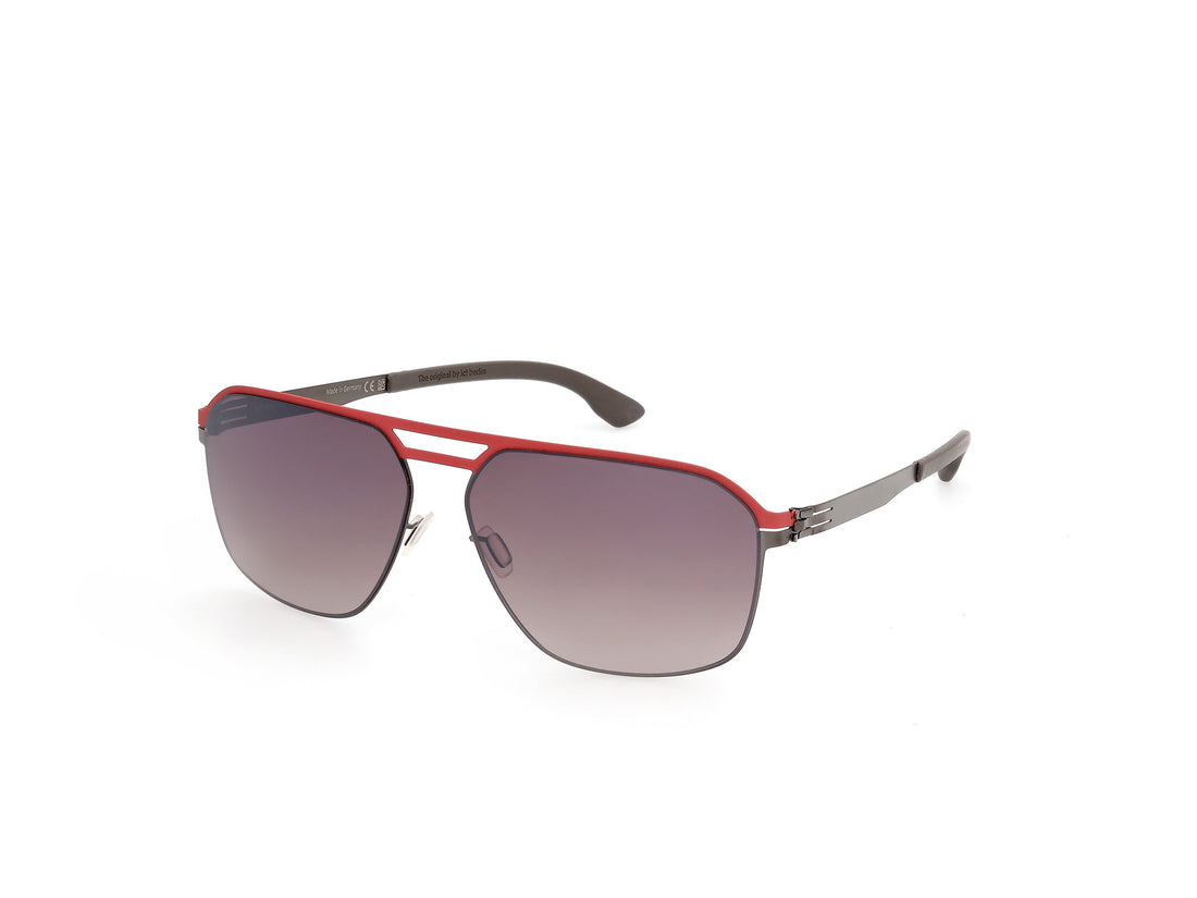 Gafas de sol ic! berlin ic0214 68f rojo oval masculino talla 62mm - Vista principal