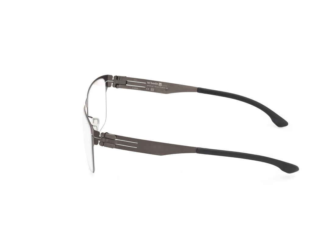 Prescription glasses ic! berlin ic5023 hannes s. 02a negro masculino size 55mm - Detailed view