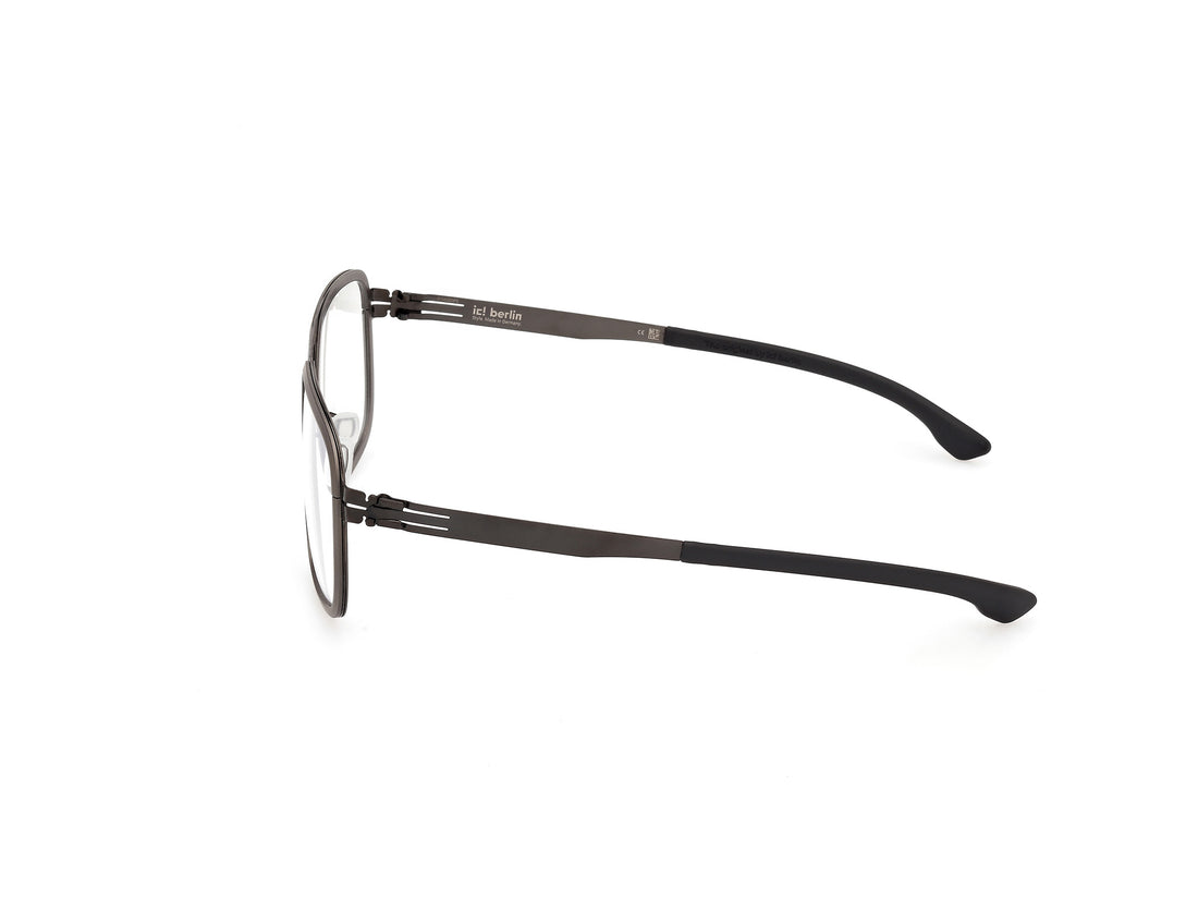 Prescription glasses ic! berlin ic5052 rhodium 001 negro masculino size 54mm - Detailed view