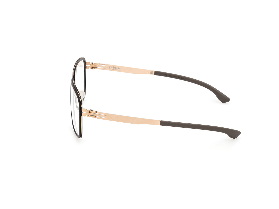 Prescription glasses ic! berlin ic5052 rhodium 005 negro masculino size 54mm - Detailed view